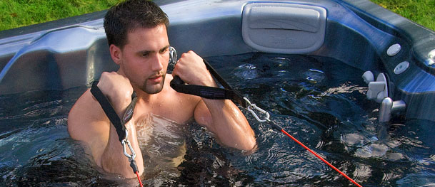 hot tub sprained muscle