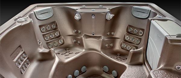 copper beach acrylic hot tub shell