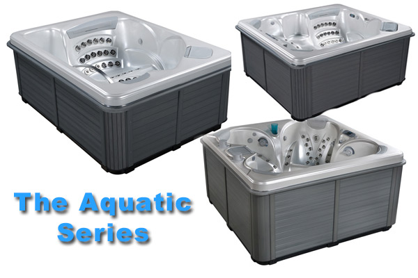the aquatic series hot tubs